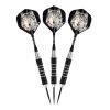 Elkadart Lone Wolf Steel Tip Darts Silver With Knurling