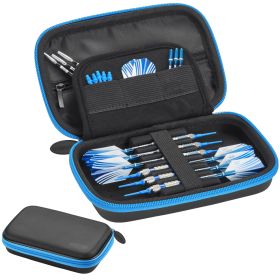 Casemaster Sentinel Dart Case with Zipper (Color: Blue, size: )