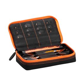 Casemaster Plazma Dart Case with Zipper (Color: Orange, size: 3 Darts)