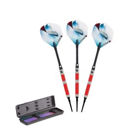 Elkadart Razor 80% Tungsten Soft Tip Darts #1 Barrel Style (Color: Red, size: 18 Grams)