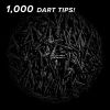 Viper Tufflex Tips III 2BA 1000Ct Soft Dart Tips