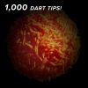 Viper Tufflex Tips III 2BA 1000Ct Soft Dart Tips