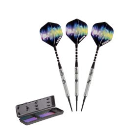 Elkadart Ultra Sonic 80% Tungsten Soft Tip Darts (Color: Black, size: 16 Grams)