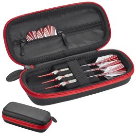 Casemaster Warden Dart Case with Zipper (Color: Red, size: )