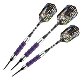 Viper Sure Grip Soft Tip Darts (Color: Purple, size: 18 Grams)