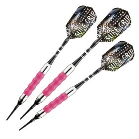 Viper Sure Grip Soft Tip Darts (Color: Pink, size: 18 Grams)