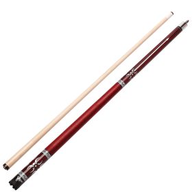 Viper Sinister Wrap Billiard/Pool Cue Stick (Color: Red, size: 18 Ounce)