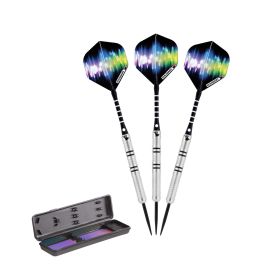 Elkadart Ultra Sonic 80% Tungsten Steel Tip Darts (Color: Black, size: 21 Grams)