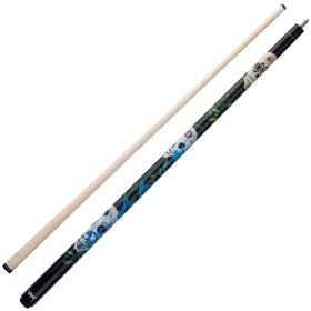 Viper Underground Dia de los Muertos Billiard/Pool Cue Stick (Color: Black, size: 21 Ounce)