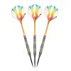 Elkadart Rainbow 90% Tungsten Steel Tip Darts Multi Color Titanium Coating
