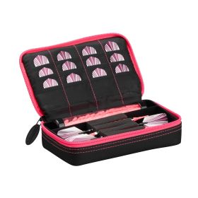 Casemaster Plazma Dart Case with Zipper (Color: Pink, size: 3 Darts)
