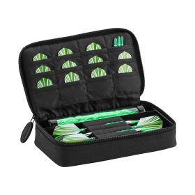 Casemaster Plazma Dart Case with Zipper (Color: Black, size: 3 Darts)