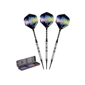 Elkadart Ultra Sonic 80% Tungsten Soft Tip Darts (Color: Black, size: 18 Grams)