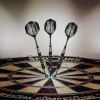 Elkadart Lone Wolf Steel Tip Darts Silver With Knurling
