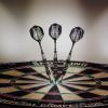 Elkadart Lone Wolf Steel Tip Darts Silver With Knurling
