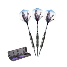 Elkadart Mamba 80% Tungsten Steel Tip Darts (Color: Black, size: 22 Grams)