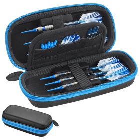 Casemaster Sentry Dart Case with Zipper (Color: Blue, size: )