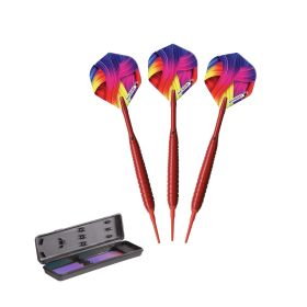 Elkadart Neon Soft Tip Darts (Color: Red, size: 18 Grams)