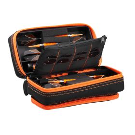 Casemaster Plazma Pro Dart Case with Zipper and Phone Pocket (Color: Orange, size: 6 Darts)