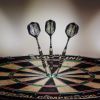 Elkadart Lone Wolf Steel Tip Darts Silver With Knurling