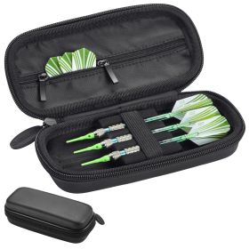 Casemaster Warden Dart Case with Zipper (Color: Black, size: )