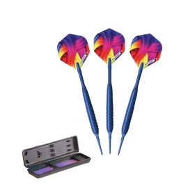 Elkadart Neon Soft Tip Darts (Color: Blue, size: 18 Grams)
