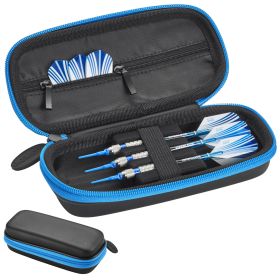 Casemaster Warden Dart Case with Zipper (Color: Blue, size: )